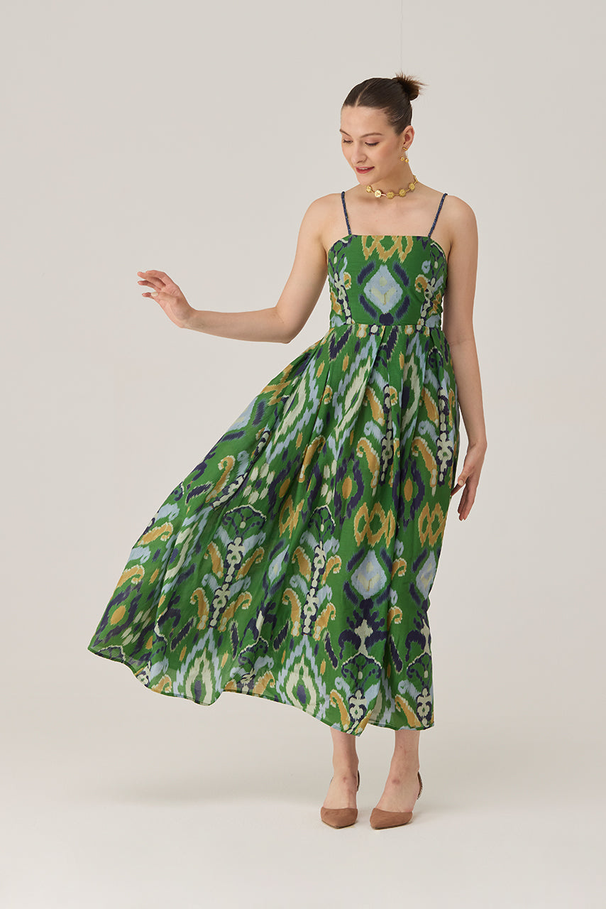 Empire Ikat Beaded Maxi Dress World of Sisa Empire Ikat Beaded Maxi Dress World of Sisa