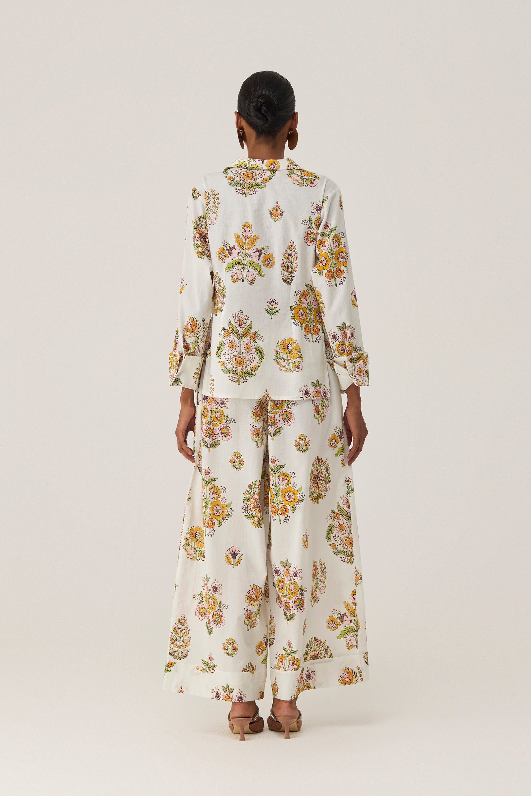 Off-White Botanical Bliss Grommet Top