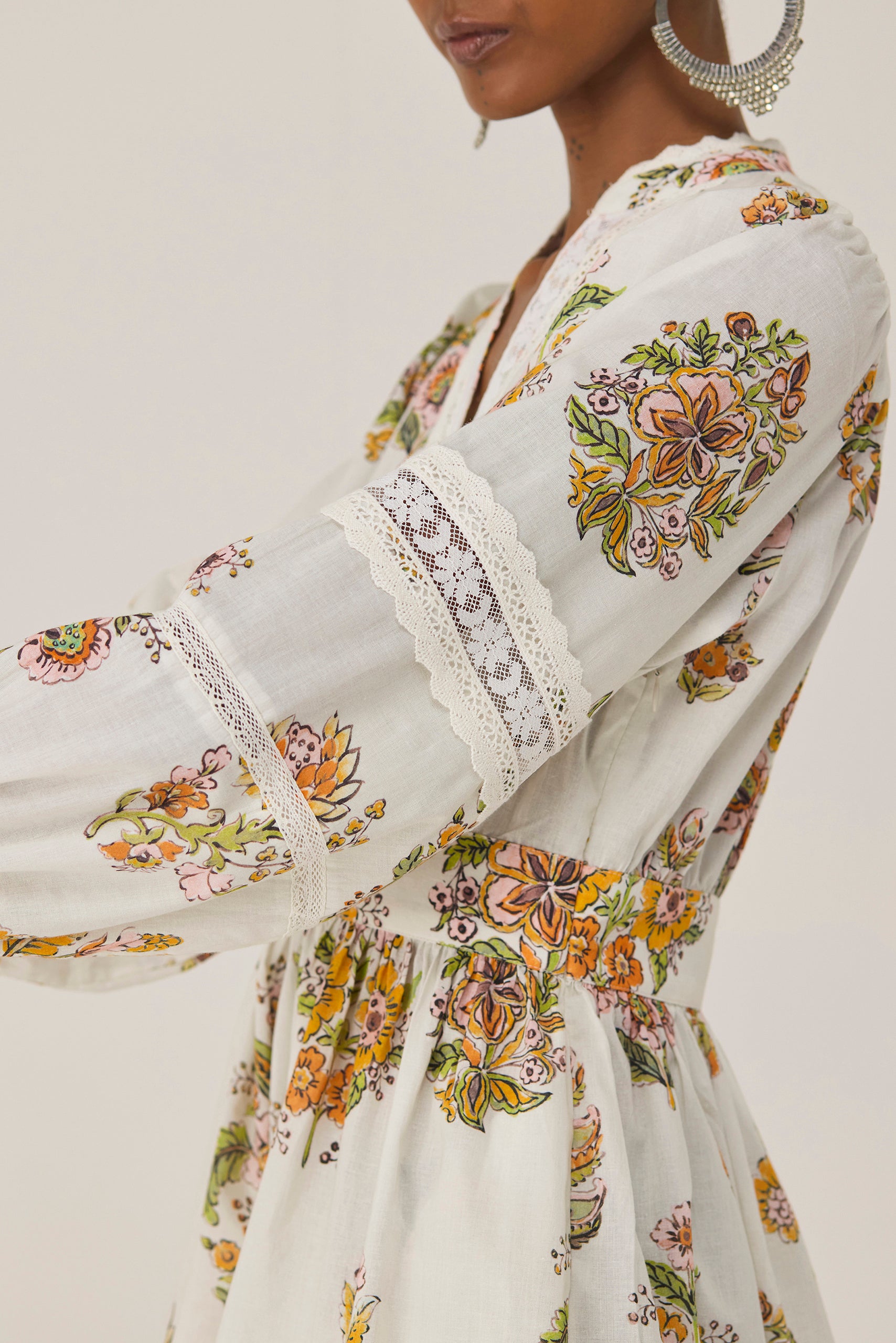 Off-White Botanical Bliss Mini Dress