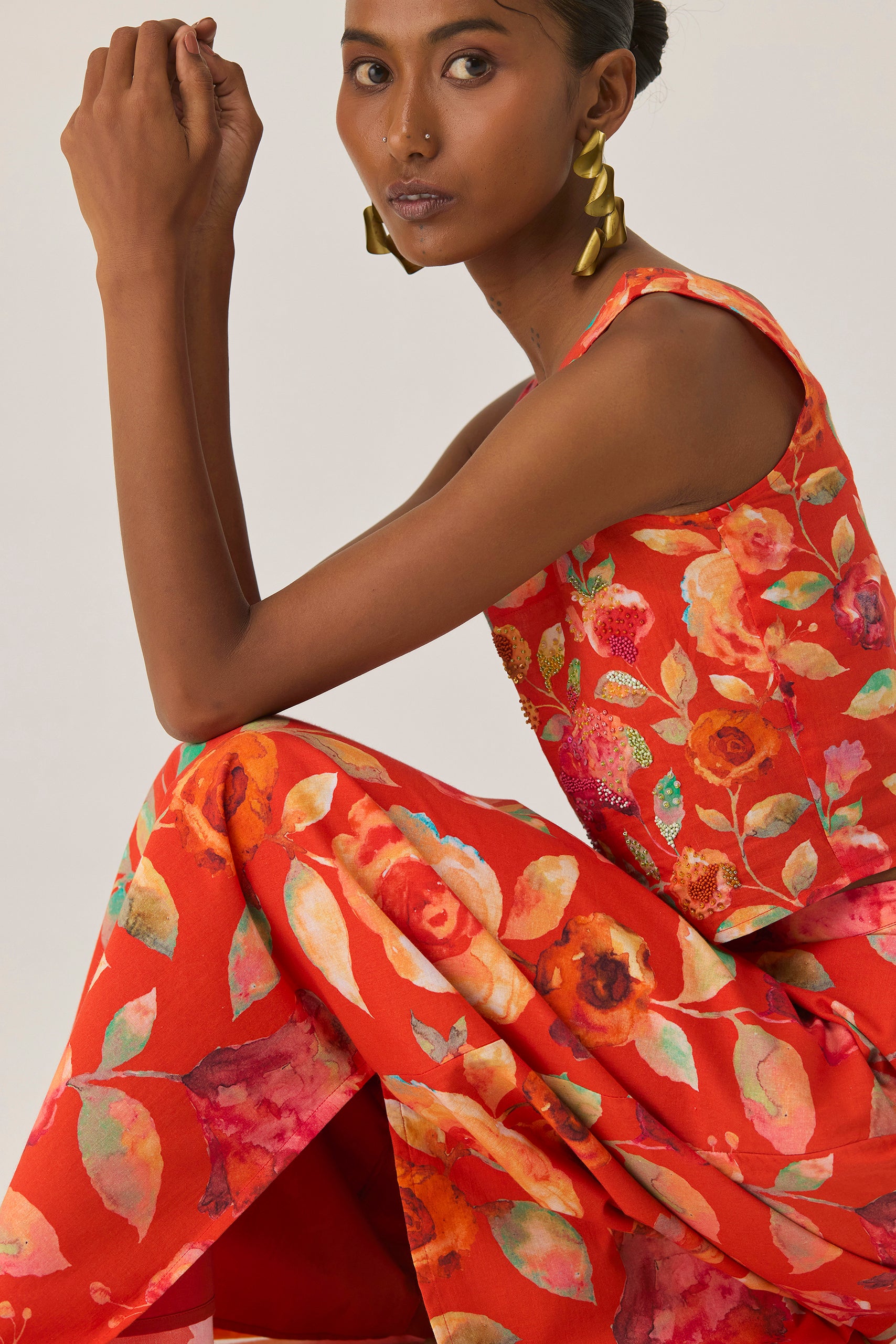 Watercolour Bloom Skirt