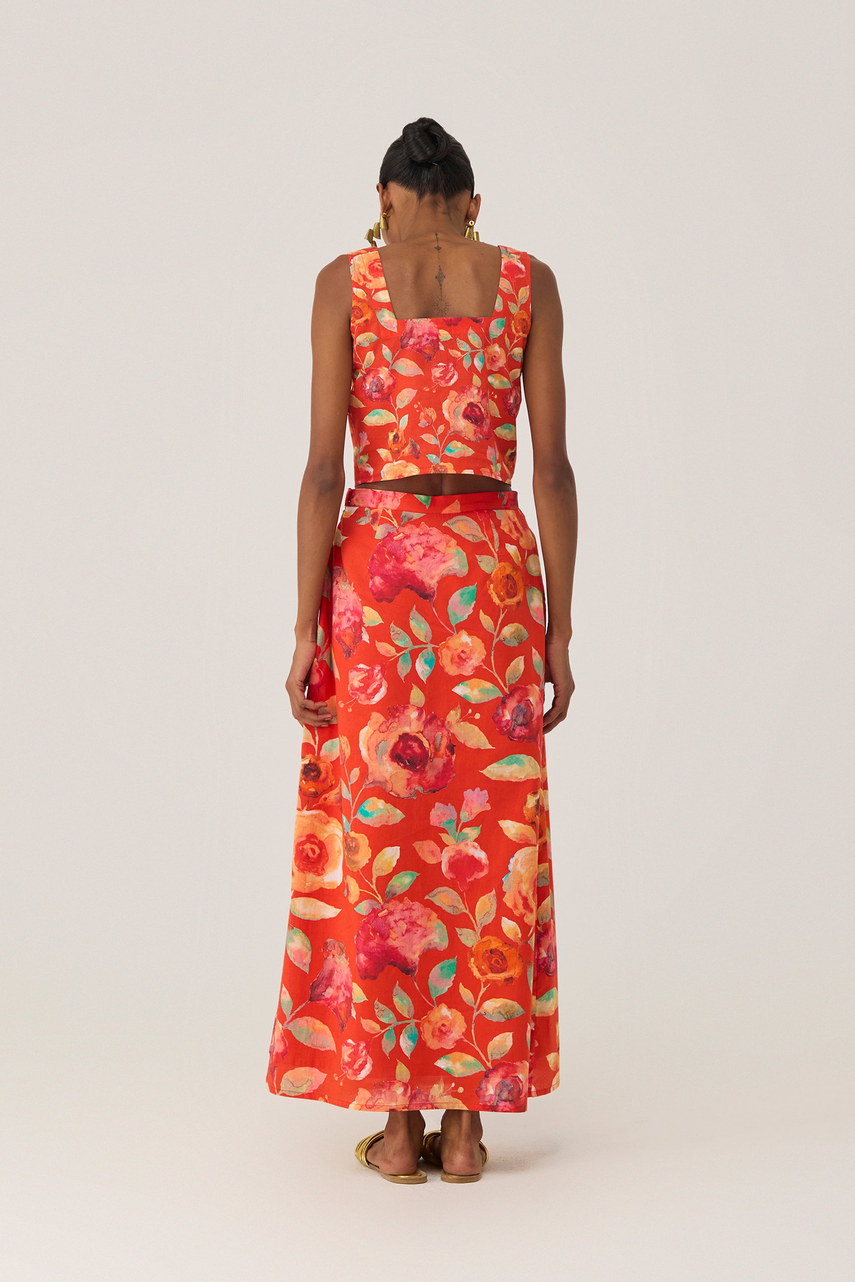 Watercolor Bloom Co-ord Set