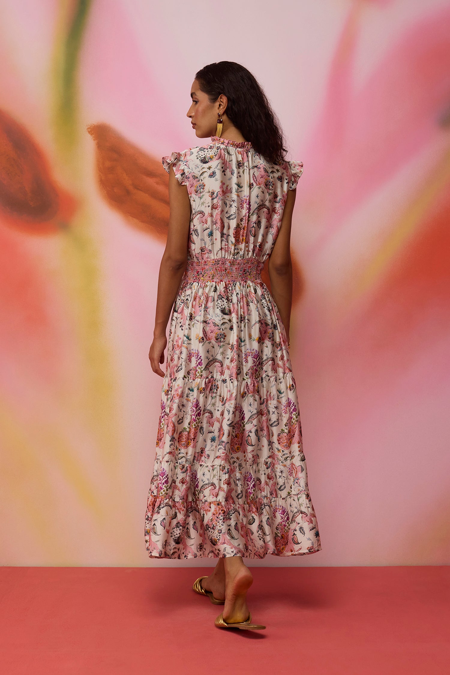 Paisley Parisian Tiered Maxi Dress