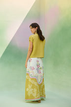 Ochre Floral Ikat Co-ord Set