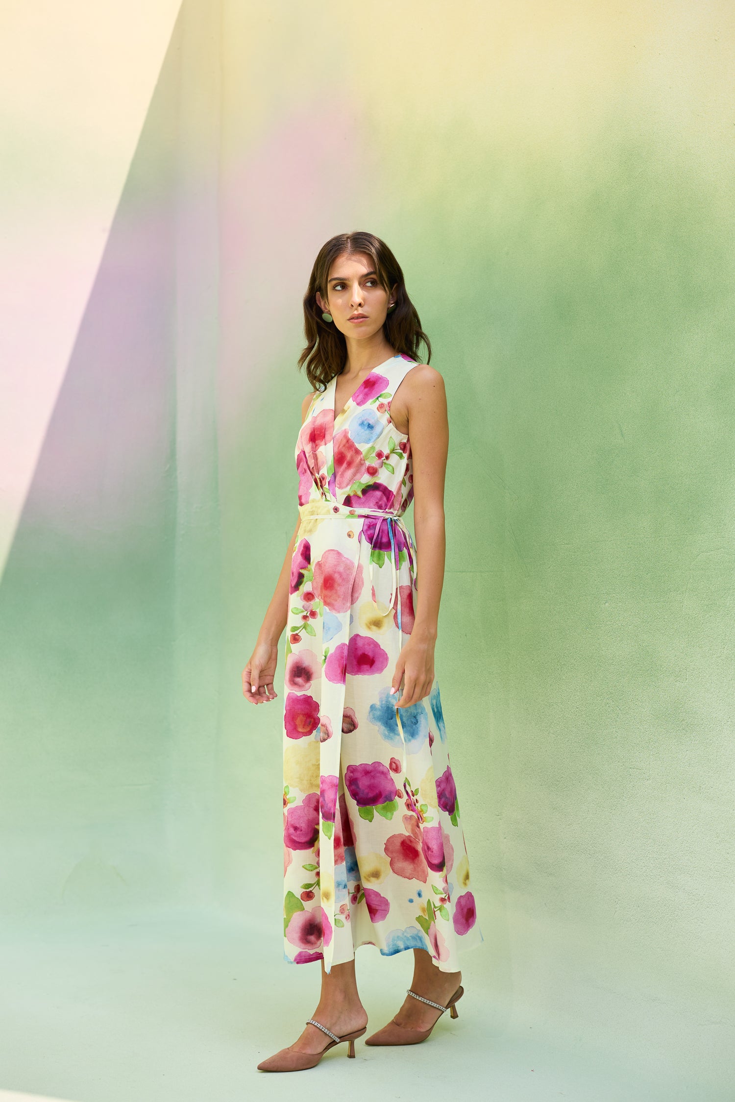 Californian Poppies Wrap Dress