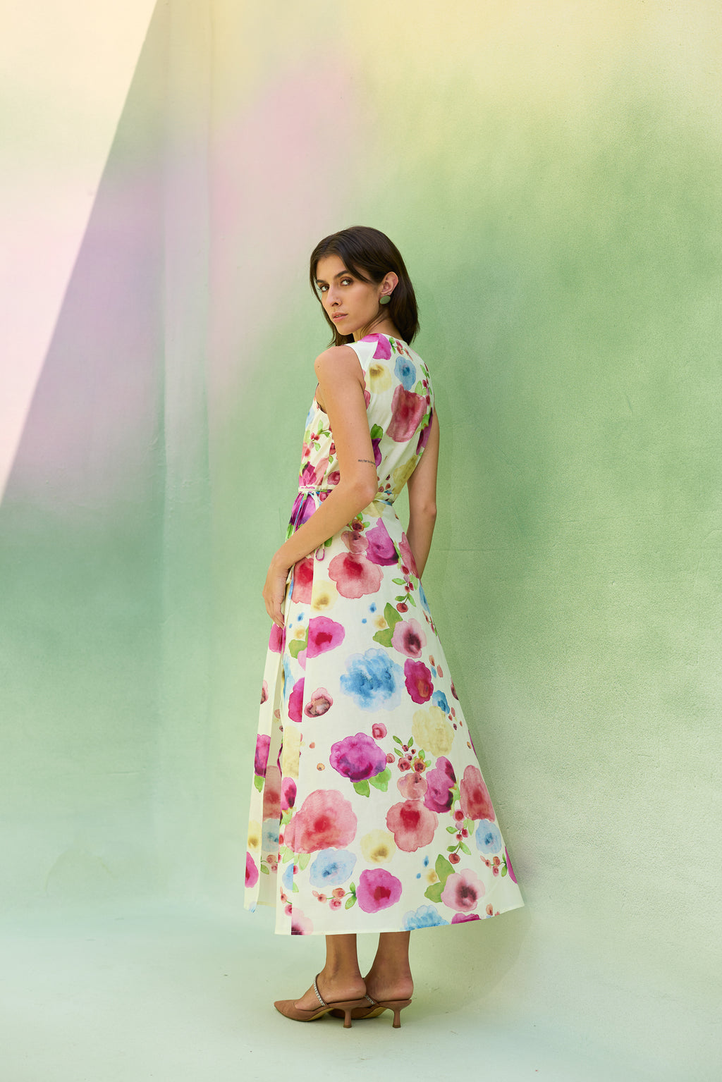 Californian Poppies Wrap Dress