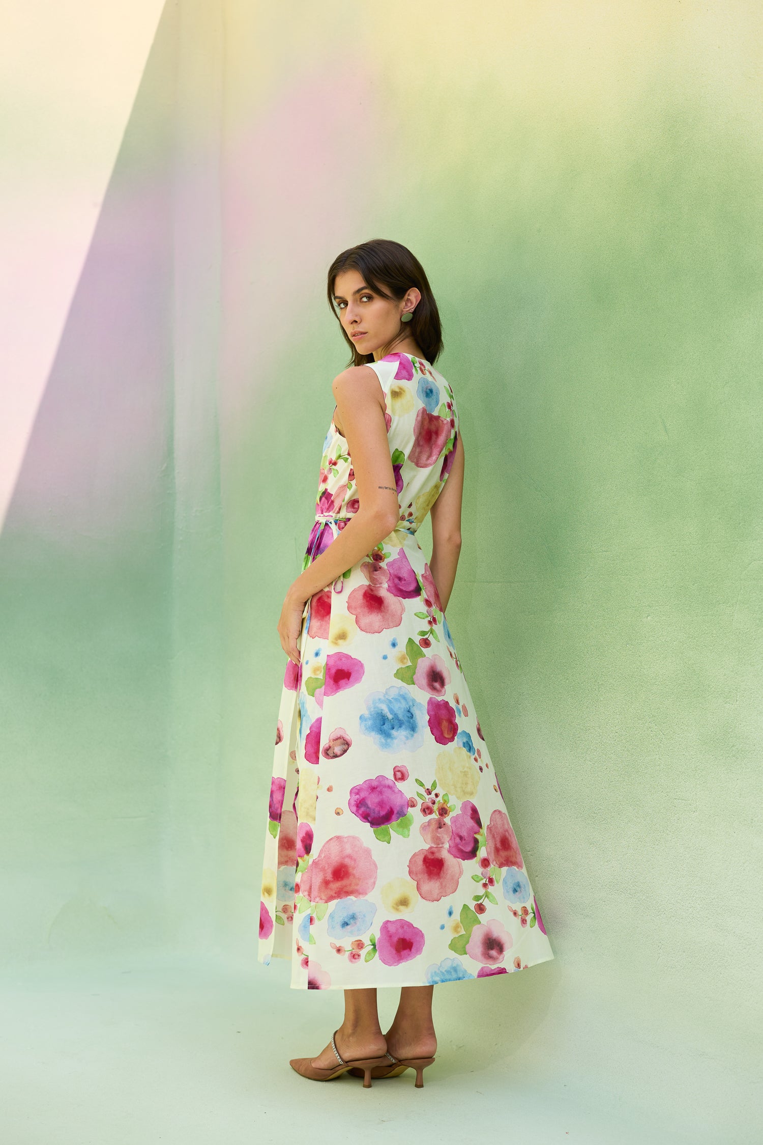 Californian Poppies Wrap Dress