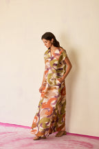 Geometric Brushstroke Co-ord Set