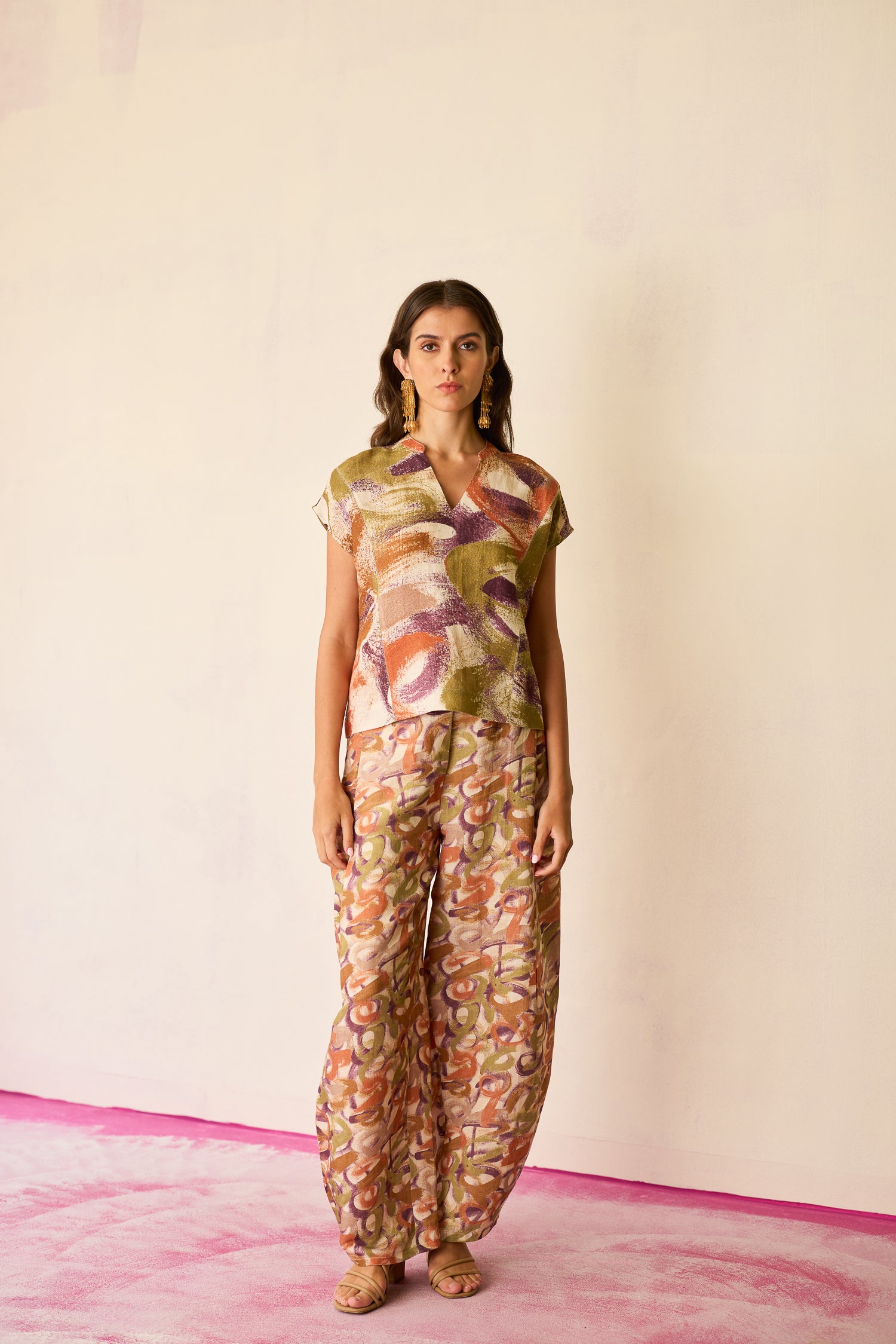Brushstroke Summer Top