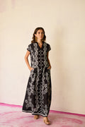 Black Geometric Ikat Co-ord Set