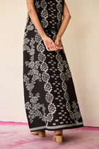 Black Geometric Ikat Co-ord Set