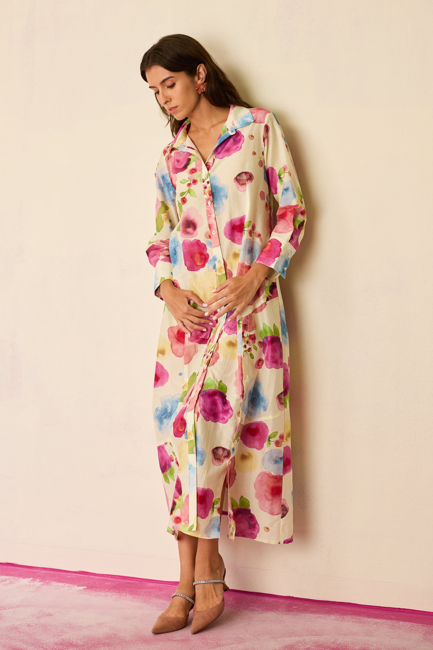Californian Poppies Shirt Dress