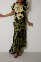 Marigold Two-Tone Dress - Charcoal