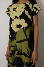 Marigold Two-Tone Dress - Charcoal