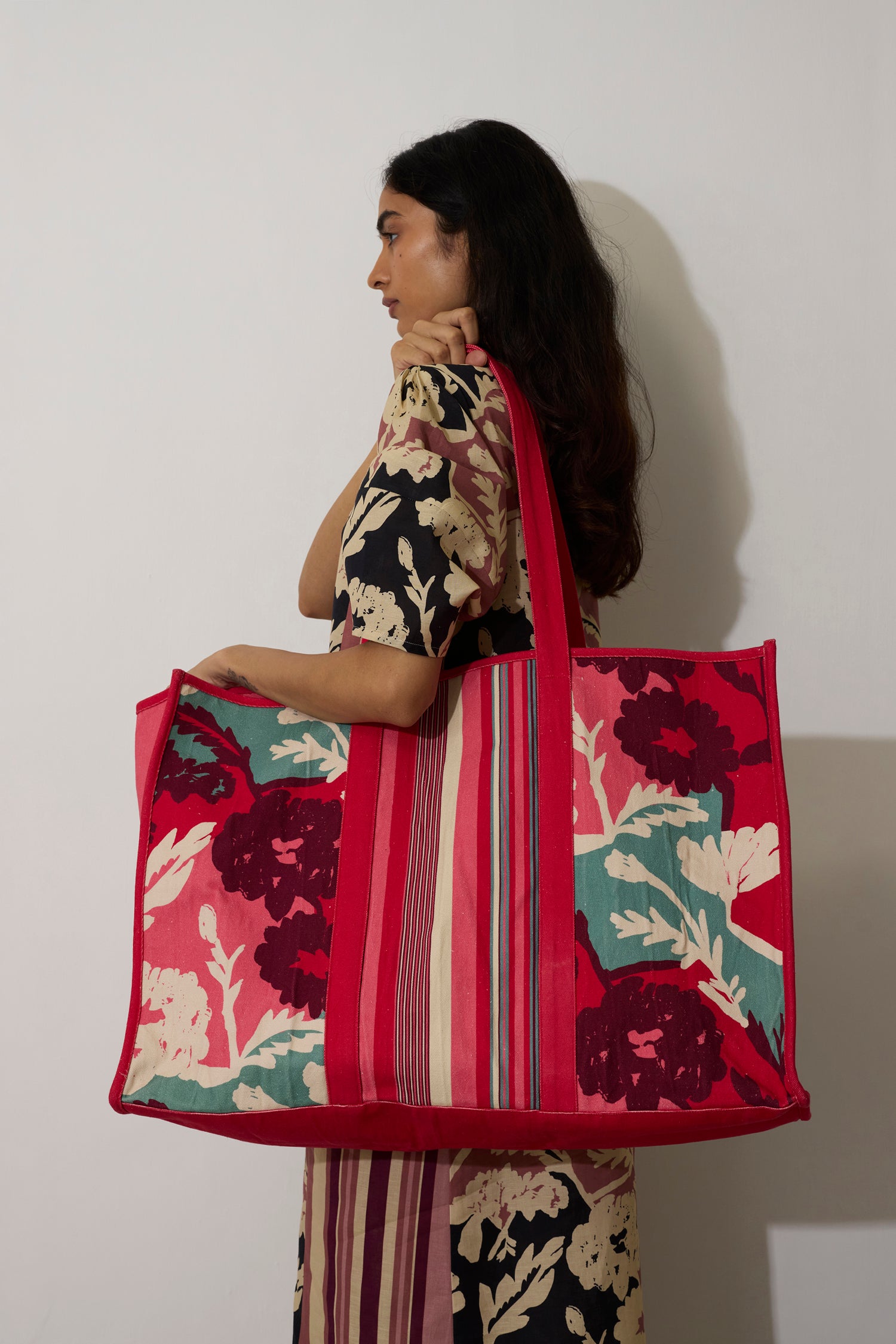 Marigold Stripe Tote