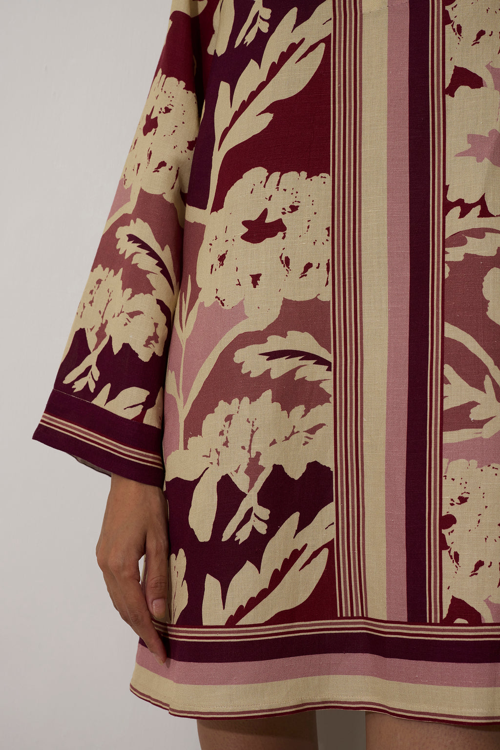 Marigold Stripe Shift Dress - Rose