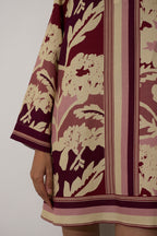 Marigold Stripe Shift Dress - Rose