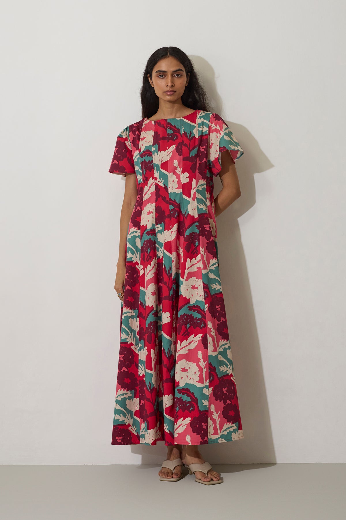 Marigold Panelled Drift Dress