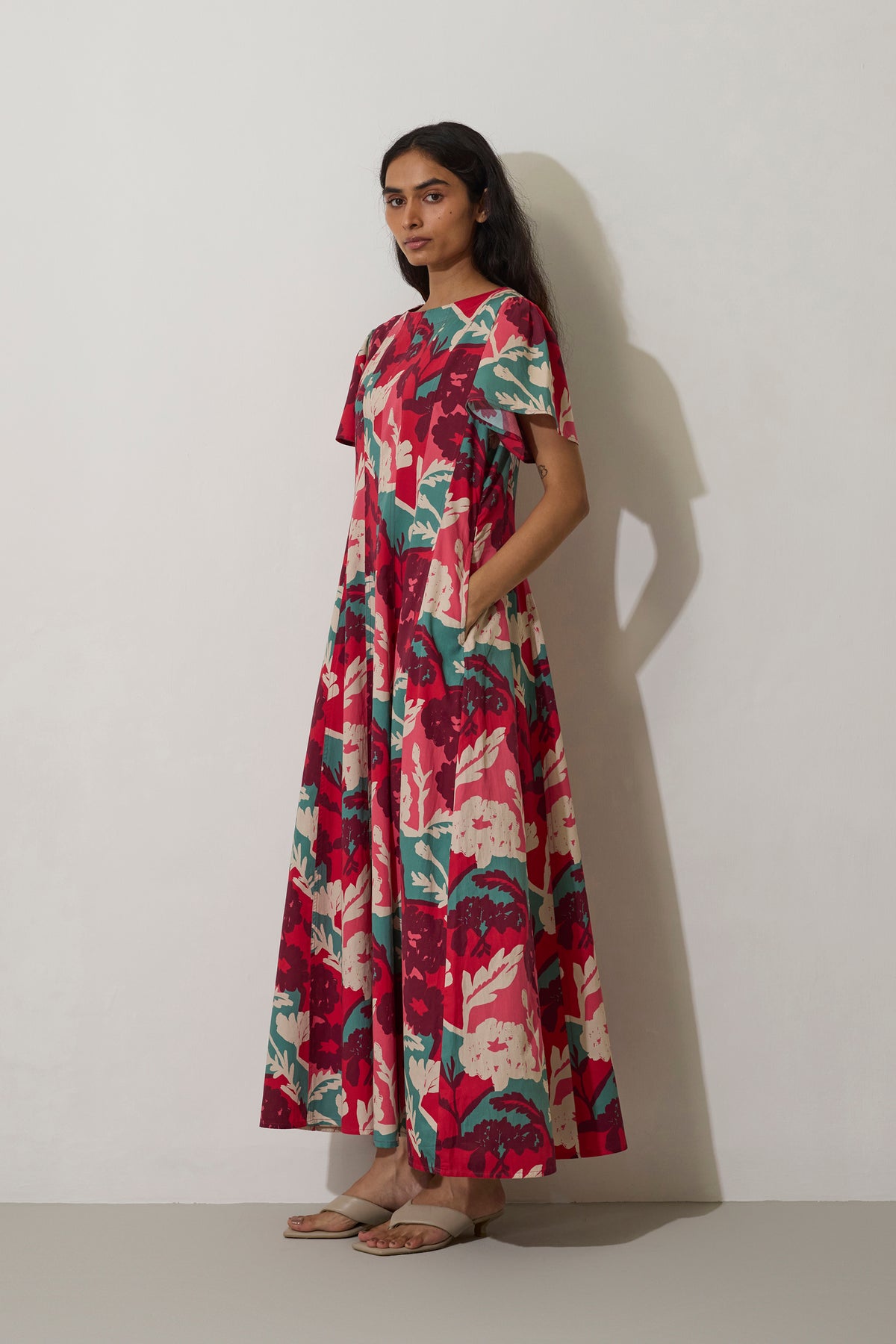 Marigold Panelled Drift Dress