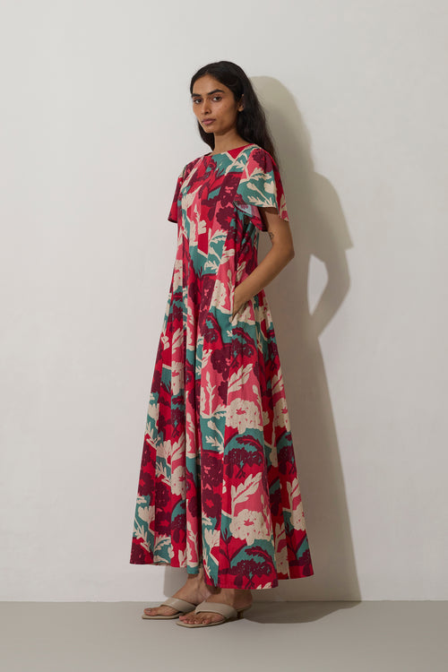 Marigold Panelled Drift Dress