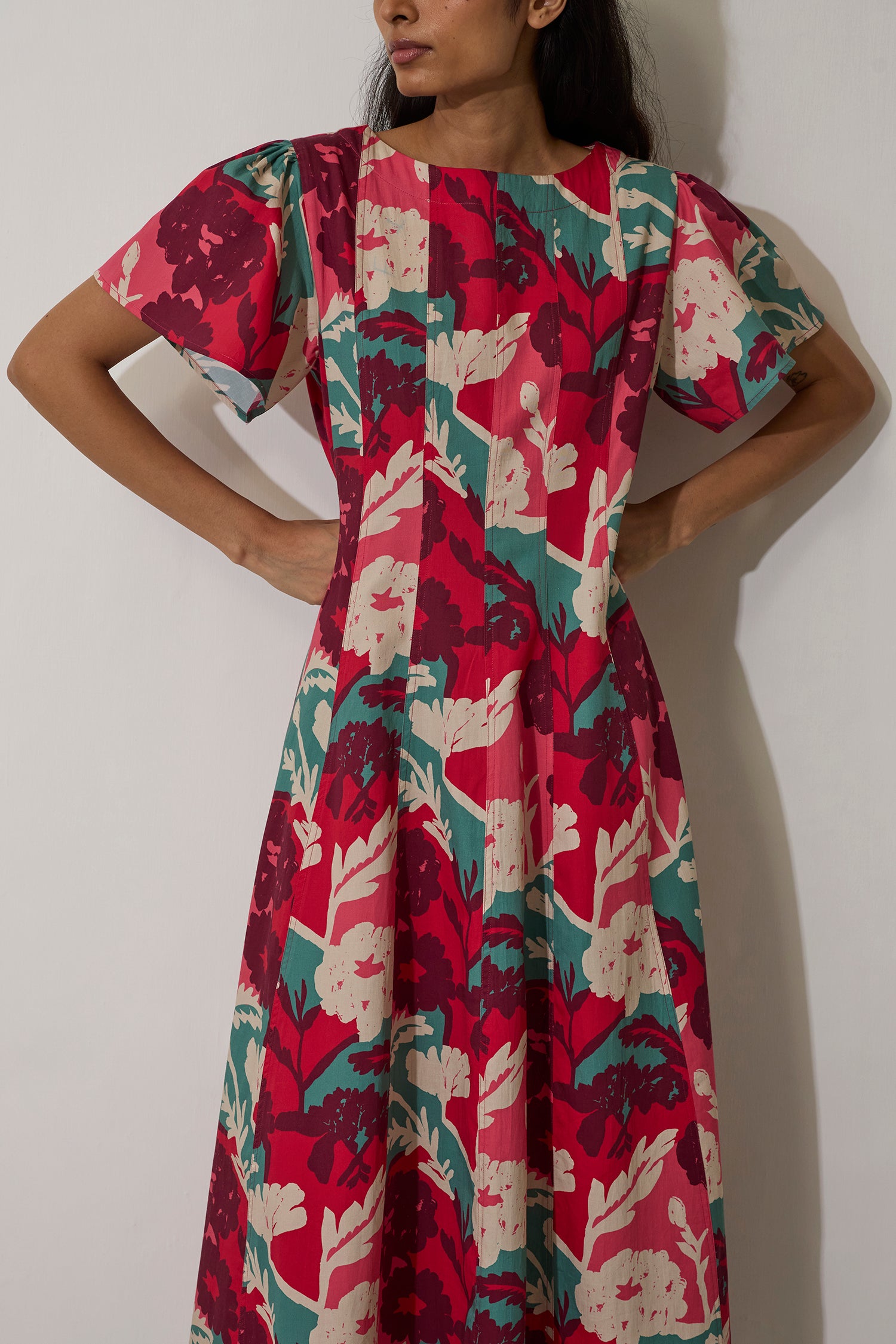 Marigold Panelled Drift Dress