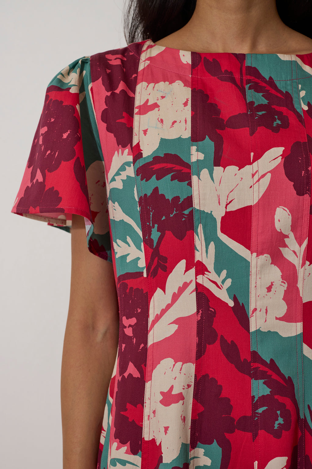 Marigold Panelled Drift Dress