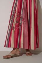 Stripe Panelled Drift Dress