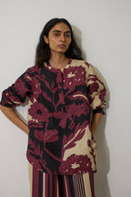 Stripe Marigold Set - Purple