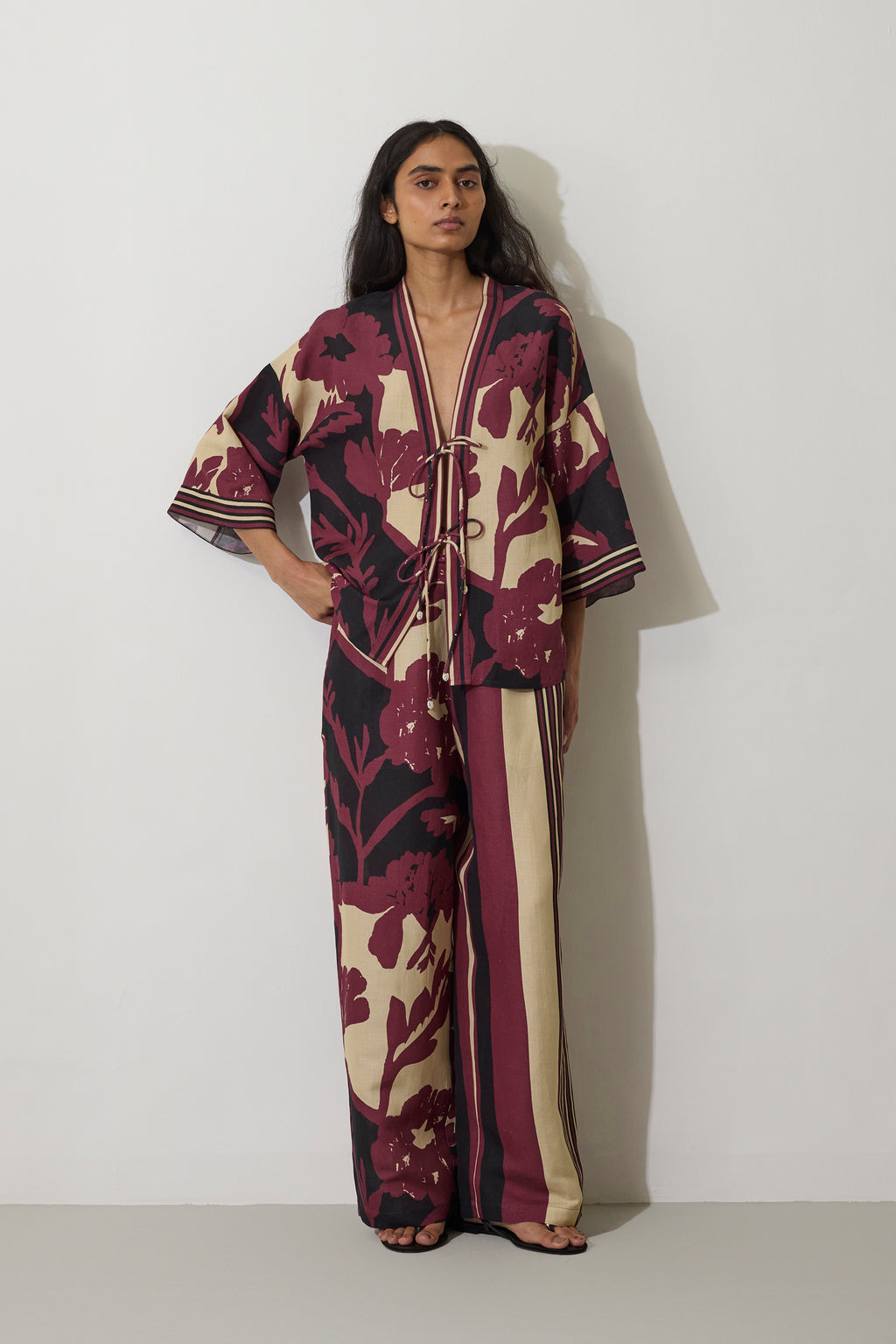 Tie-knot Marigold Set - Purple