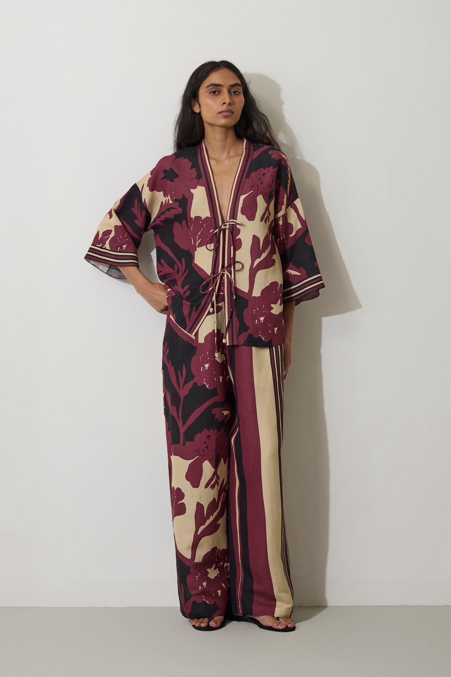 Tie-knot Marigold Set - Purple