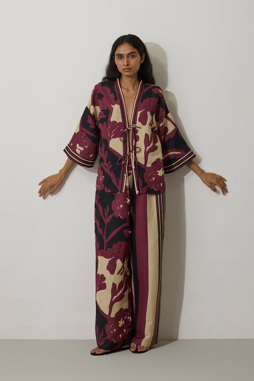 Tie-knot Marigold Set - Purple