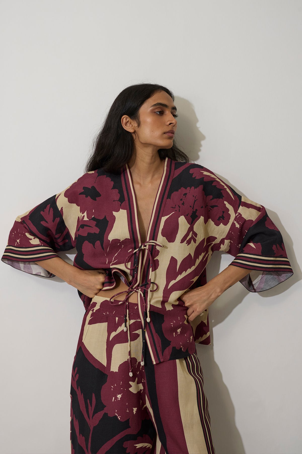 Tie-knot Marigold Set - Purple