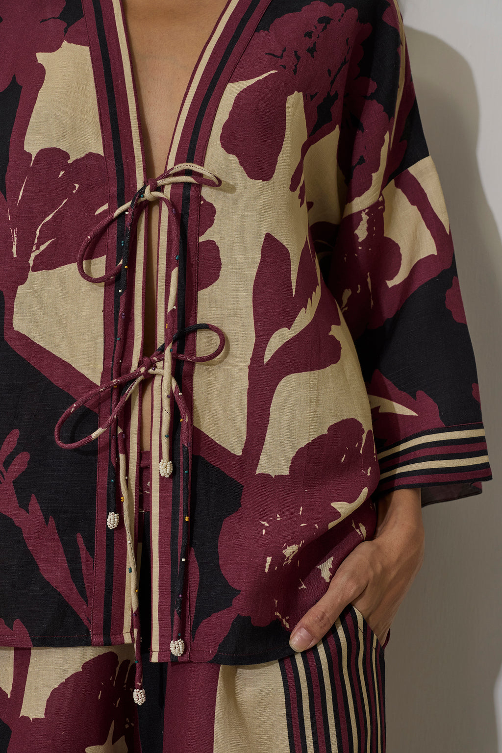 Tie-knot Marigold Set - Purple