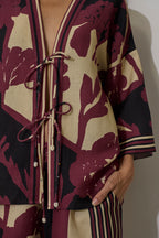 Tie-knot Marigold Set - Purple