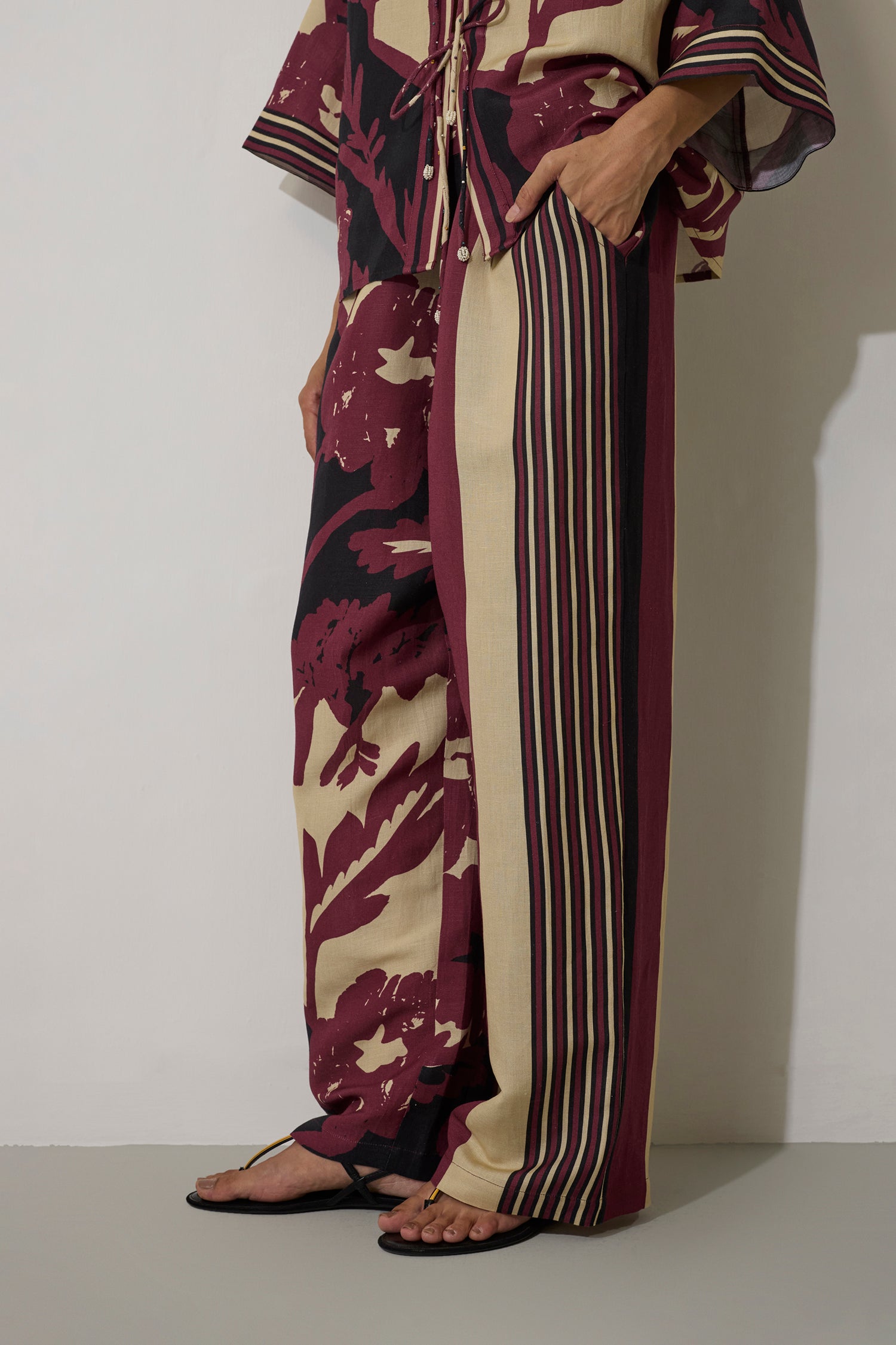 Tie-knot Marigold Set - Purple