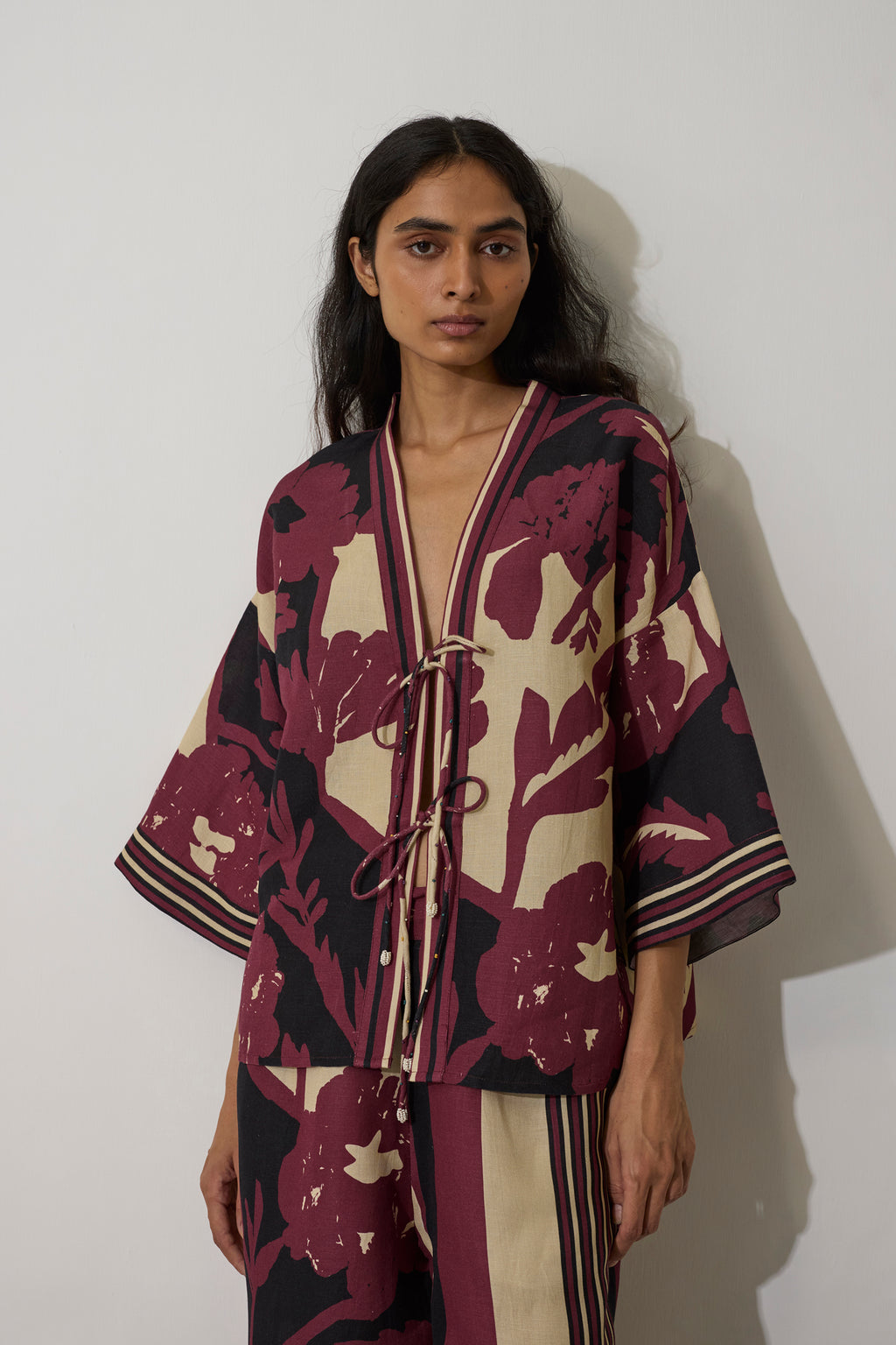 Tie-knot Marigold Set - Purple