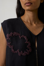 French Knot Marigold Tunic