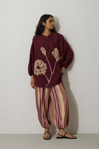 Hand-Embroidered Marigold Shirt