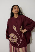 Hand-Embroidered Marigold Shirt