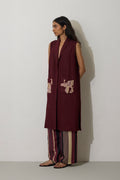 Pintuck Linen Duster Set