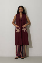 Pintuck Linen Duster Set