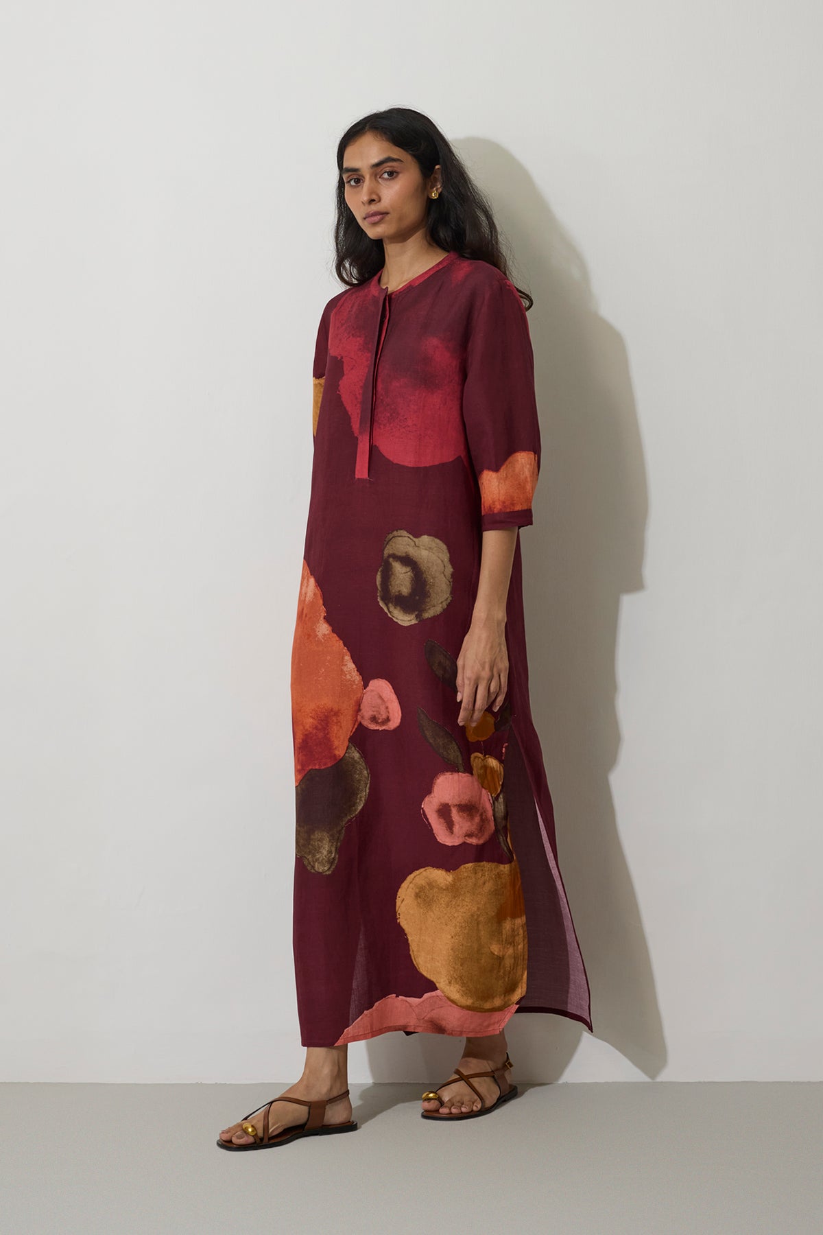 Poppies Timeless Maxi Dress - Mulberry