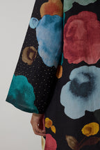 Poppies Mini Shift Dress - Night