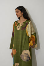 Poppies Kaftan Dress - Olive