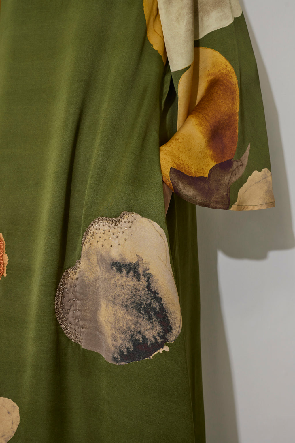 Poppies Kaftan Dress - Olive