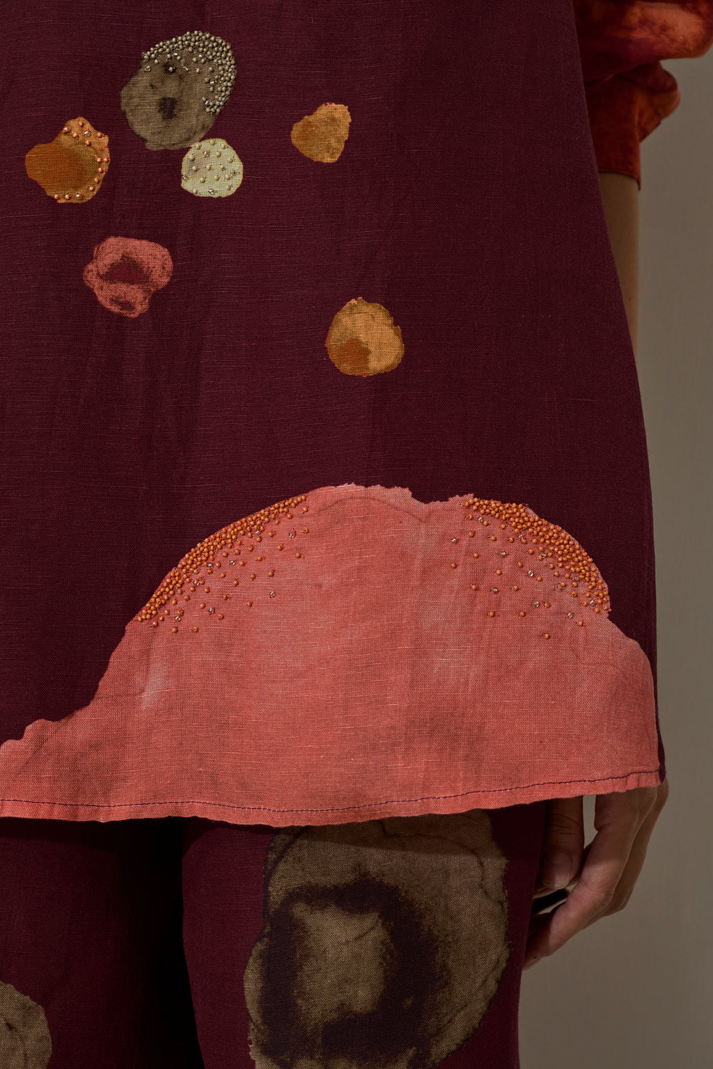 Poppies Relaxed Top - Mulberry