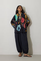 Poppies Pintuck Top - Night