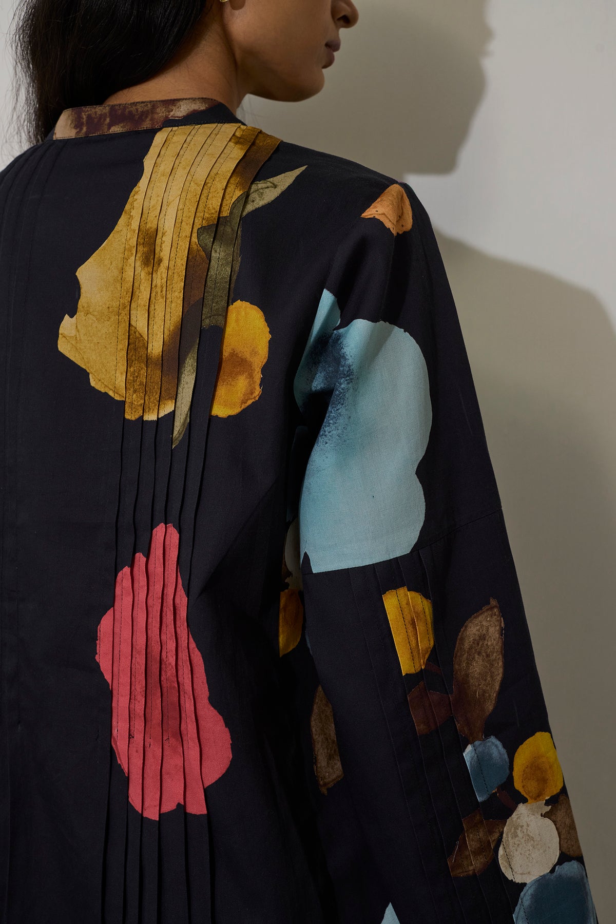Poppies Pintuck Top - Night