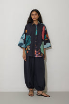 Poppies Balloon Pants - Night