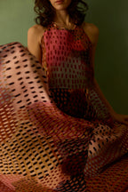 Ember Halter Neck Sleeveless Maxi Dress