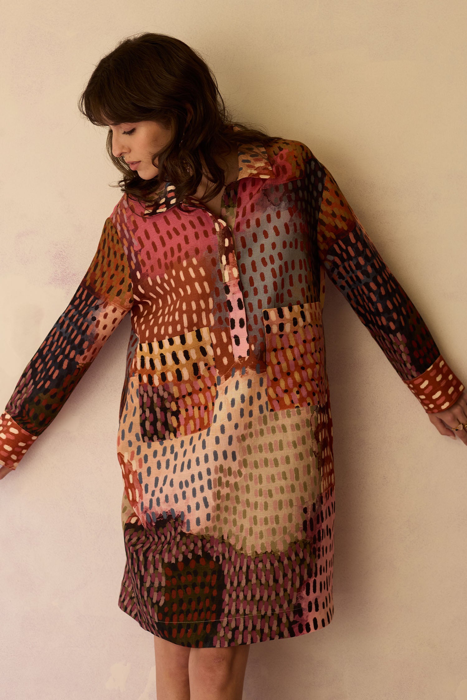 Ember Abstract Relaxed Dress